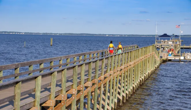 Pier at Camp Sea Gull