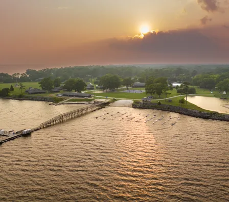 Sunset at Camp Sea Gull