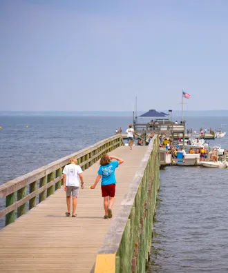 Pier at Camp Sea Gull