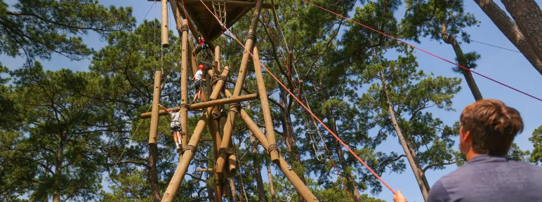 Climbing Tower at Camp Sea Gull