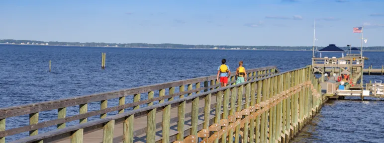 Pier at Camp Sea Gull