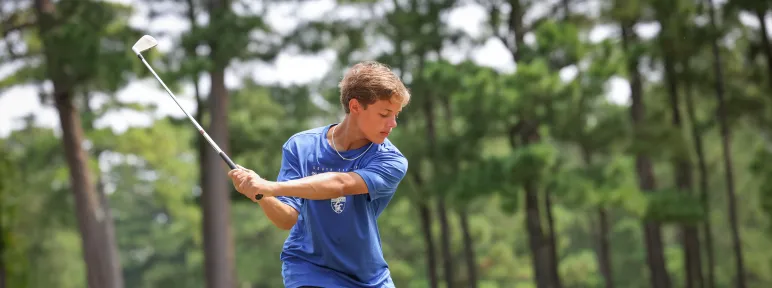 Golfing at Camp Sea Gull