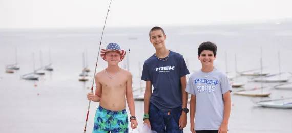 Fishing at Camp Sea Gull