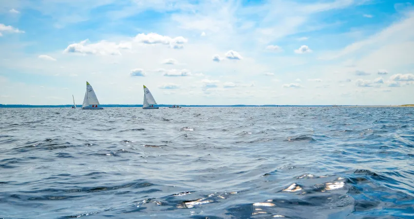 Sailing at Camp Sea Gull