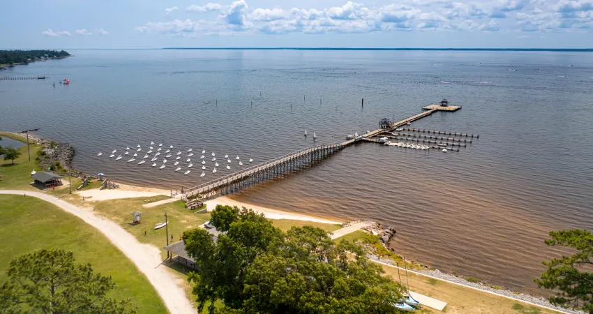 Pier at Camp Sea Gull