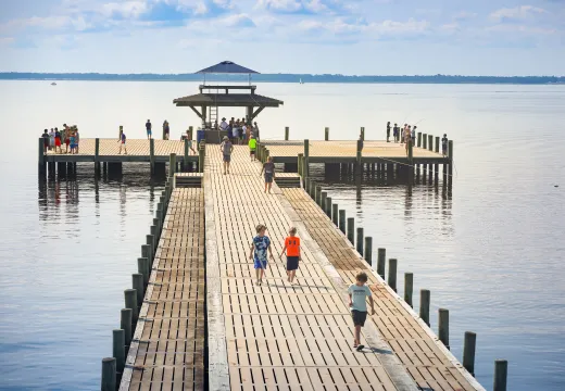 Pier at Camp Sea Gull