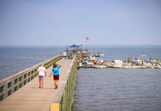 Pier at Camp Sea Gull