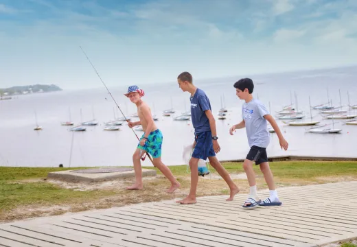 Fishing at Camp Sea Gull