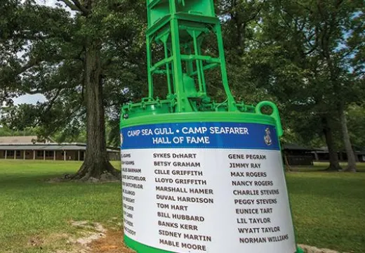 Camp Hall of Fame campus marker